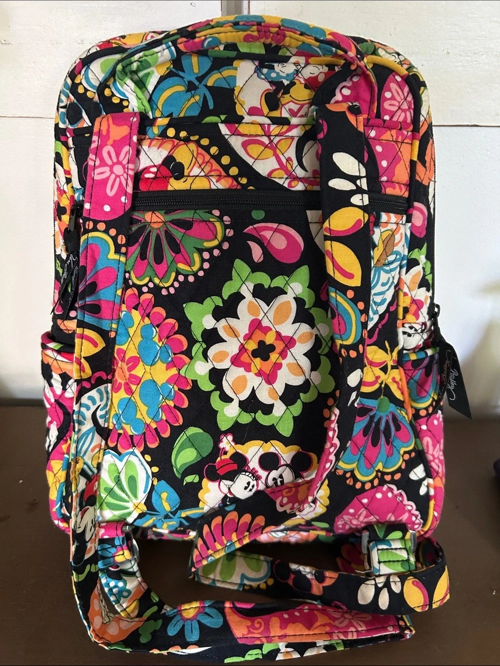 Vera Bradley x Disney Parks Midnight with Mickey Quilted Backpack